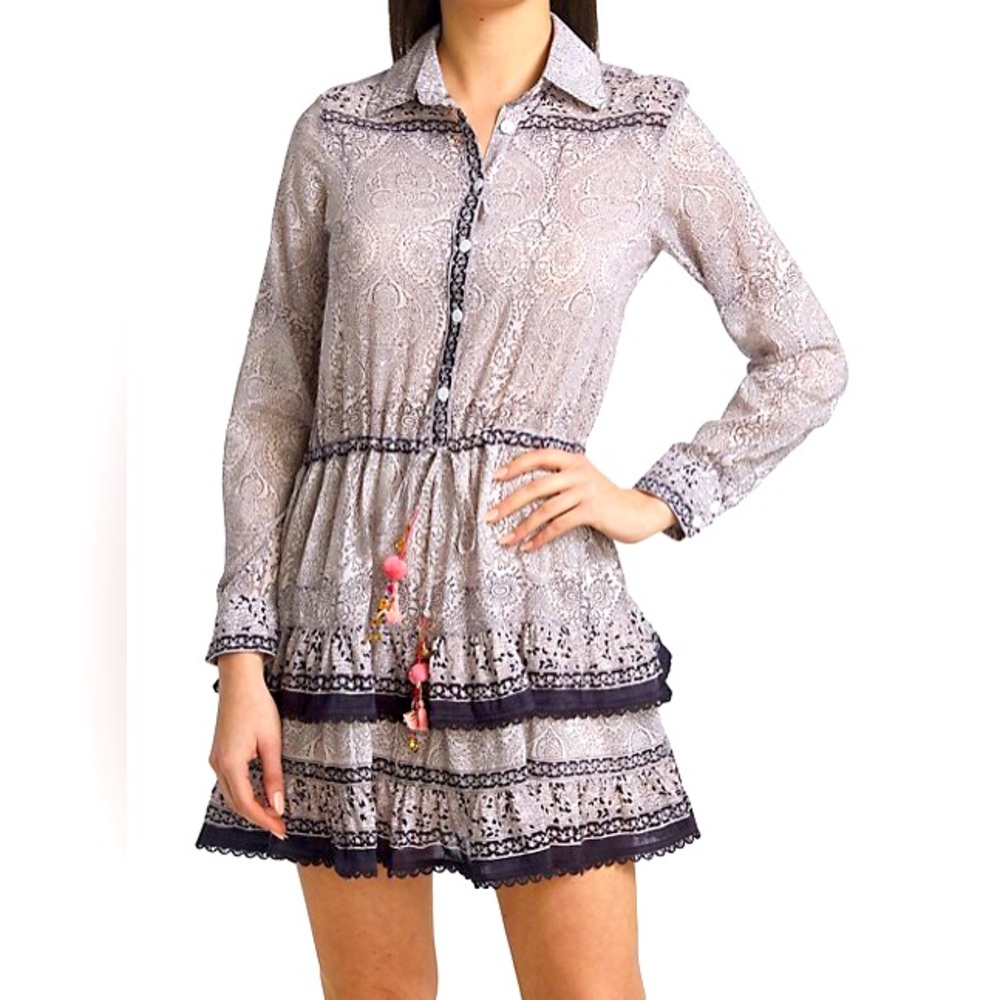 Stunning Bell Blake Tiered Drawstring Waist Dress